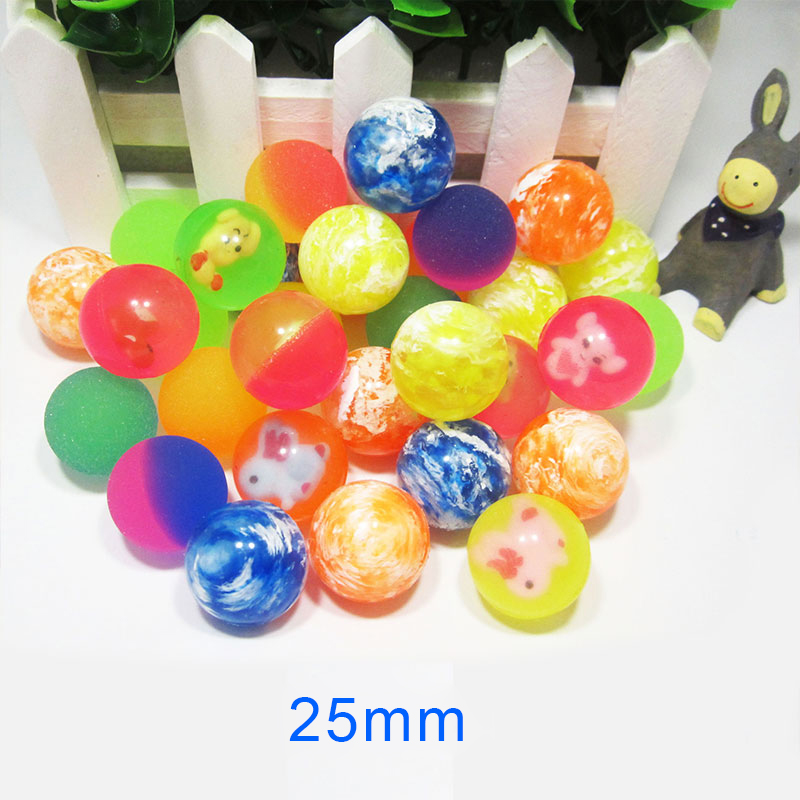 bouncy toys ball with plastic ring to stand on